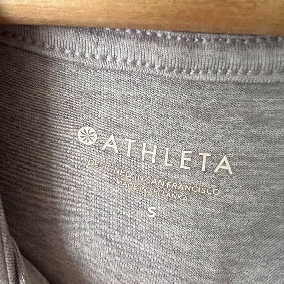 Athleta Uptempo Hoodie Pullover Gray Women's Size Small - Picture 5 of 10
